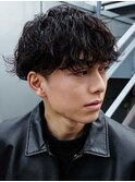 メンズマッシュメンズヘア波巻きスパイラルパーマ波巻きパーマ
