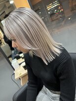 ラフ 難波店(LAFF)&nbsp;#黒髪#ボブルフ#ネビージュ#小顔#ワンレン