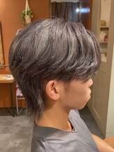 カルム ヘアー レーヴ(Calm hair reve) マッシュウルフセンターパート