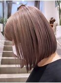 大人可愛い ハイトーンミルクティベージュ