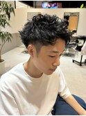 メンズツーブロックショート　【WAVY藤沢】