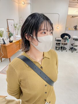 ヘアー アイス カンナ(HAIR ICI Canna) ウルフカット/レイヤー/レイヤーボブ/外ハネ/くせ毛風パーマ