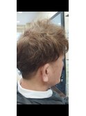 メンズツーブロックショート
