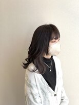 ラフ(LAFF)&nbsp;インナーカラー/ダークベージュ/暗め/透明感