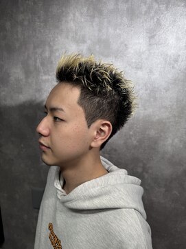 スピン 本八幡(SPIN) スペインカール/スパイキーショート/ブルーブラック/本八幡