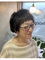 フープ 川越(hoop)&nbsp;ショートバングがポイントなクセボブ