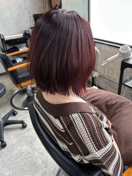 リム(RIM.) ［ワインレッド/ボルドー/レイヤーボブ］