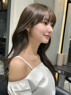 ロンド メリー 大宮(Lond merry) ミニウルフレイヤーカット顔周りカット前髪カット韓国ロング大宮