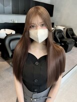 ミル 心斎橋(MIL)&nbsp;ミルクティーカラー/大阪/心斎橋/ブリーチ/ハイトーン/髪質改善