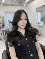 ハピネス 梅田茶屋町店(HAPPINESS) ダークグレージュ 韓国レイヤー 韓国ヘア韓国風巻き