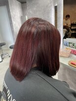 バディ 中野駅前店(BUDDY)&nbsp;ブリーチなしチェリーレッド【中野美容室/新中野/東中野】