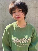 ウルフカットショートウルフ中性ウルフレイヤーカット