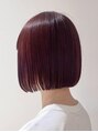 リル 茅ヶ崎(Liru:) 柔らかいブリーチなしWカラー得意です♪艶ボブと相性抜群です◎