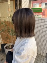 マーク 蕨西口(Marc)&nbsp;切りっぱなしボブ×ハイライトカラー