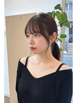 トレ(tre.) 髪質改善 レイヤースタイル 大人可愛い