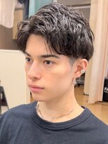 アンフィニー 銀座(ANFINI)&nbsp;さわやか髪型アップバングメンズ短髪黒髪東京銀座毛量多い悩み