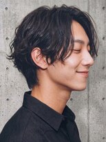 トゥルートラスト オムオム 甲府和戸(True Trust HOMME HOMME)&nbsp;メンズ ニュアンスパーマ×センターパート
