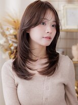 カバーヘア ブリス 志木南口駅前店(COVER HAIR bliss) ダークグレージュブリーチなしウルフシャギーカット20代a志木