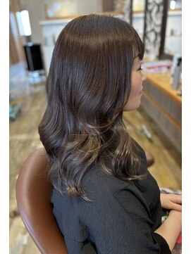 桃の木 ヘアー(桃の木 hair) アッシュグレージュ（シングルカラー）
