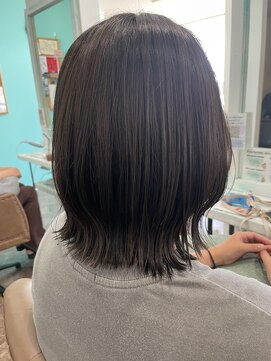 ヘアーディア みどり店(Hair...DiA) 外ハネボブ×ツヤグレージュ