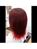 キセイ 北仙台店 KISEI レイヤースタイルでツヤ感重視のインナーカラー