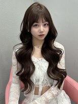 ボタン シブヤ(VOTAN SHIBUYA)&nbsp;盛れるヘアも秘訣☆絶対に決まる前髪顔まわりとブラウンカラー