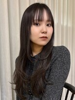 クラフト ヘア デザイン(CRAFT HAIR DESIGN) 透け感ダークカラー × ナチュラルレイヤー