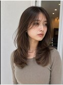 レイヤーカット髪質改善カラー透明感カラー顔まわりカット