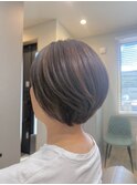 ショートボブ【eon】#白髪#ボブ#ショート