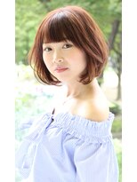 ソッリーソ ヘア(sorriso hair)&nbsp;【sorriso hair桜山】大人ボブ☆小顔スタイルボルドー