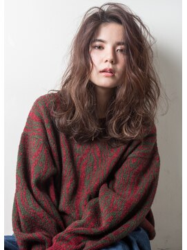 オーガスト ヘア ネイル(AUGUST hair nail) ボサかわセミロング　　3Ｄカラー