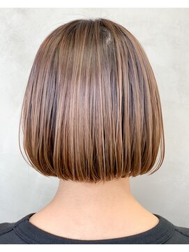 テトヘアー(teto hair) bob［グラデーションカラー・切りっぱなしボブ・ワンレングス］