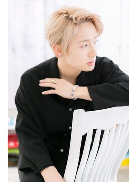 ヘアアンドビューティー ミック(Hair & Beauty miq) 七三ハイトーンで圧倒的存在感！a