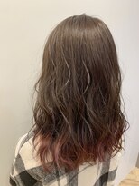 ジーナ 札幌(Zina)&nbsp;【Zina SAPPORO】裾カラー・ラインカラー・ピンク