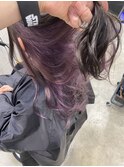 インナーカラー ×パープル