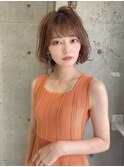 【Lond robin】シルエットが可愛いひし形ボブ  G