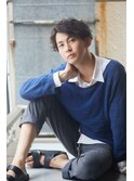 【men’s salon dot. Tokyo】ゆるウェーブかきあげバング