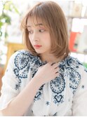 シースルーバング外国人風ハイトーンカラーb大宮10代20代30代
