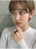 丸みショートボブ
