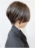 《knit銀座》大人可愛い20代30代40代ショートボブ丸み前下がり