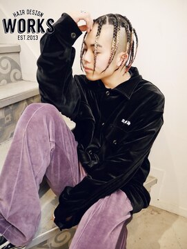 ワークス ヘアデザイン(WORKS HAIR DESIGN) メンズショートブレイズ