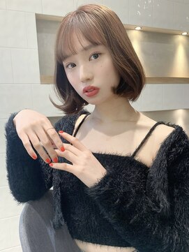 フォンズ(FONS) 内巻きも外ハネも可愛い韓国ボブタンバルモリタッセルカット学割