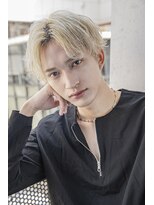 小久保style☆束間マッシュパーマ前髪パーマグレージュカラー