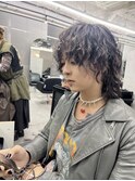 メンズライク前髪モテるツイストスパイラル束感メンズウルフ