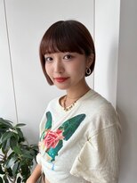 サンド 鹿児島中央(sand)&nbsp;黒髪/グレーベージュ/レイヤーロング/前髪パーマ[鹿児島中央駅]