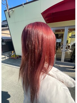 イッセイ(issei) scarlet beige/派手艶髪