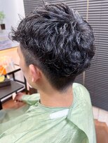 ヘアーメイク クーラ 行橋店(Hair make CURA)&nbsp;20代30代メンズツイストパーマ束感トラッドオシャレ感ショート