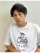 ロンドアンメゾン 原宿(Lond un Maison.)&nbsp;【吉田智哉】メンズパーマ、メンズセンターパート、7:3パート