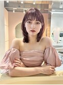 ♪顔周り レイヤー 韓国ボブ レイヤー ウルフ
