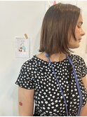 切りっぱなしボブ
